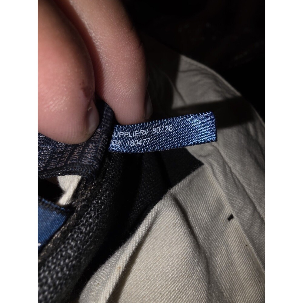 Polo Ralph Lauren Charcoal Grey Heather Textured Pants Mens 36x32 Ankle Zipper - Picture 10 of 11
